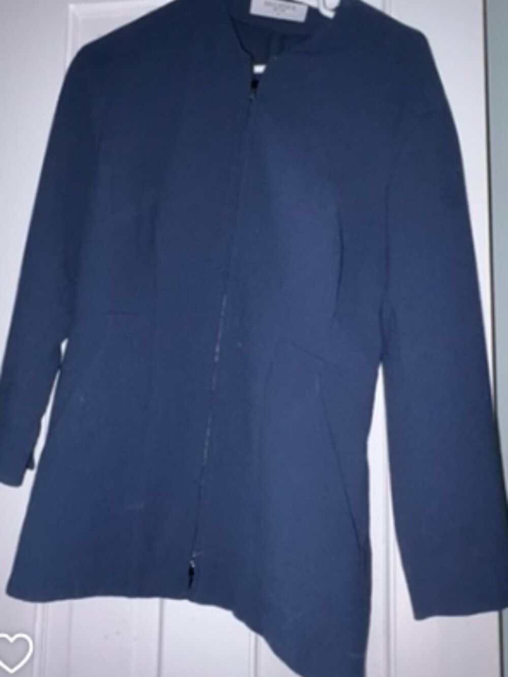 MM lafleur Blue zip up jacket by